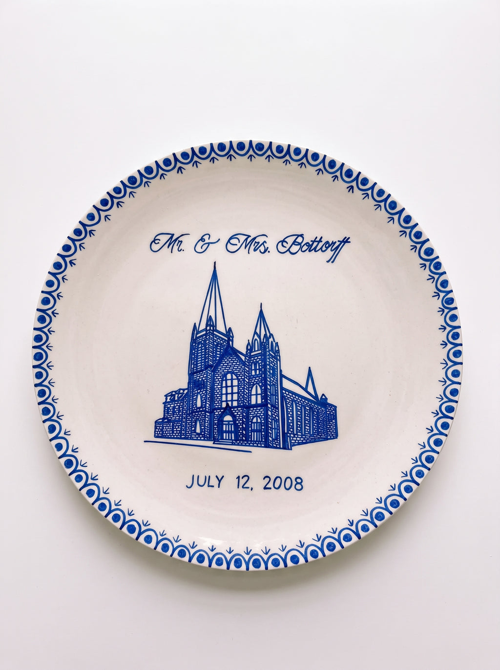 Single Border Wedding Venue Portrait